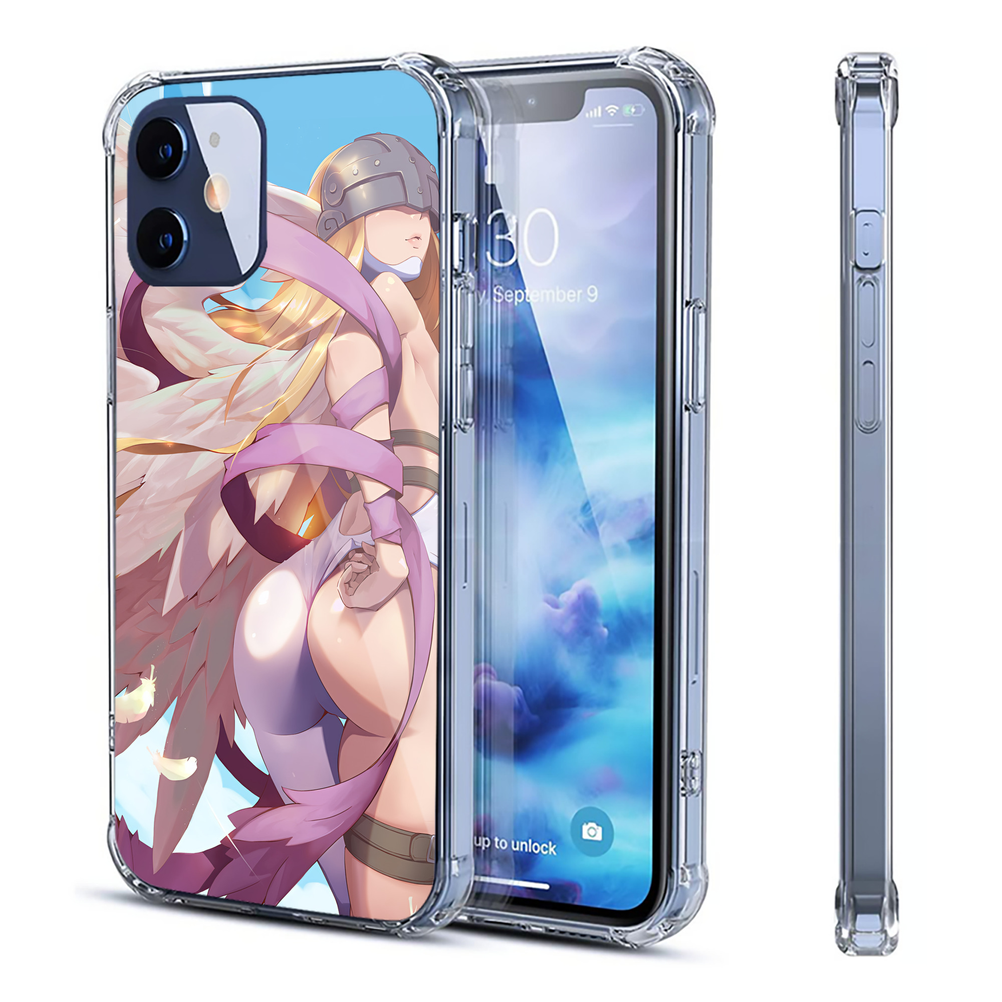 （画像用） Digimon デジタルモンスター/デジモン 【iPhone 12シリーズ対応】透明スマホケース（クリアソフトケース）